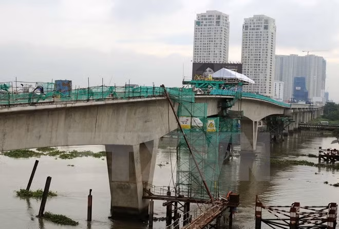 A section of the bridge (Source: VNA)