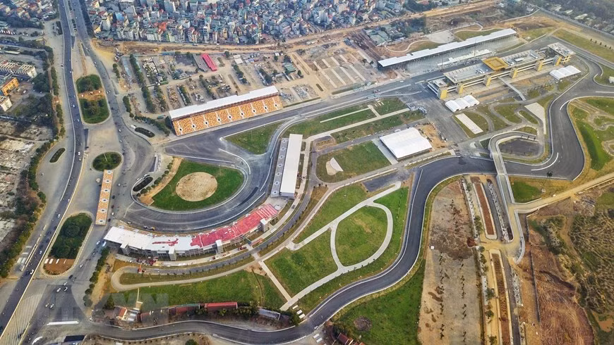A view of the Hanoi F1 circuit (Photo: VNA)