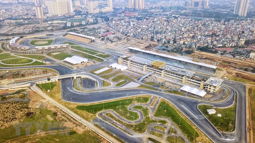 The 5.6km circuit features 23 corners and has nine grandstands named after regions across Vietnam (Photo: VNA)