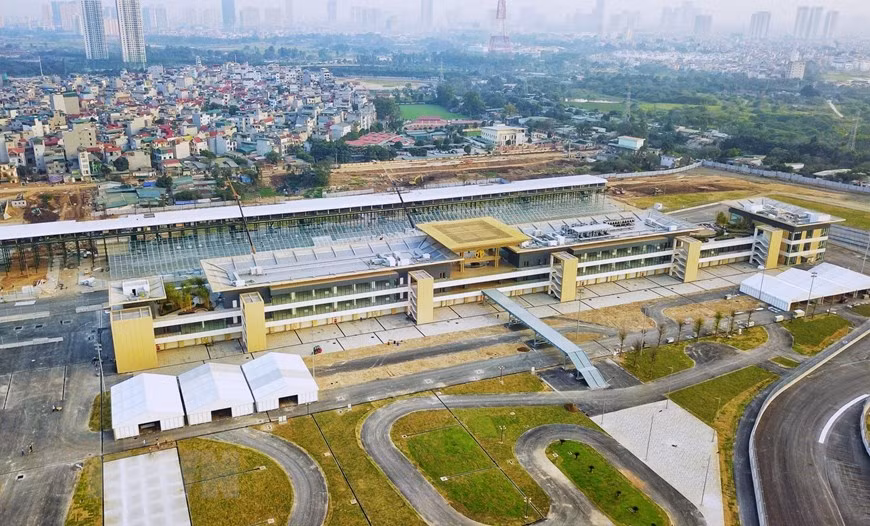 The design of the three-storey pit building has been heavily influenced by the city’s historic buildings, to reflect Vietnam’s “strong cultural legacy” (Photo: VNA)