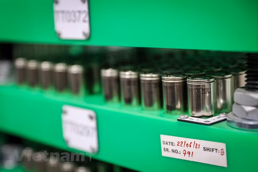 Battery is considered the “energy heart” of electric cars (Photo: Vietnam+)