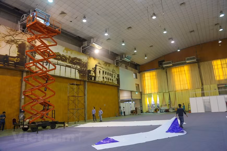 Electricity system and air-cons have been upgraded for the journalists’ convenience (Photo: VNA) 
