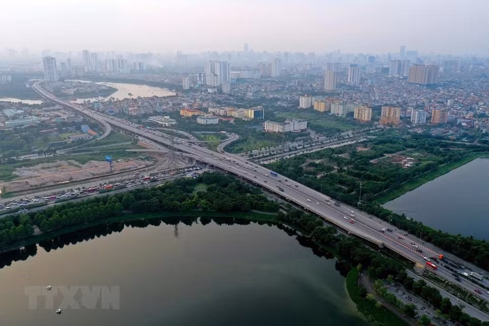 A bird-view of Ring Road No. 3 (Photo: VNA)