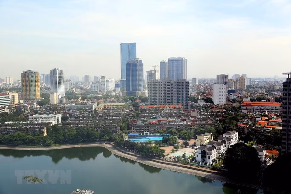 More new skyrocket buildings have been built in the city (Photo: VNA)