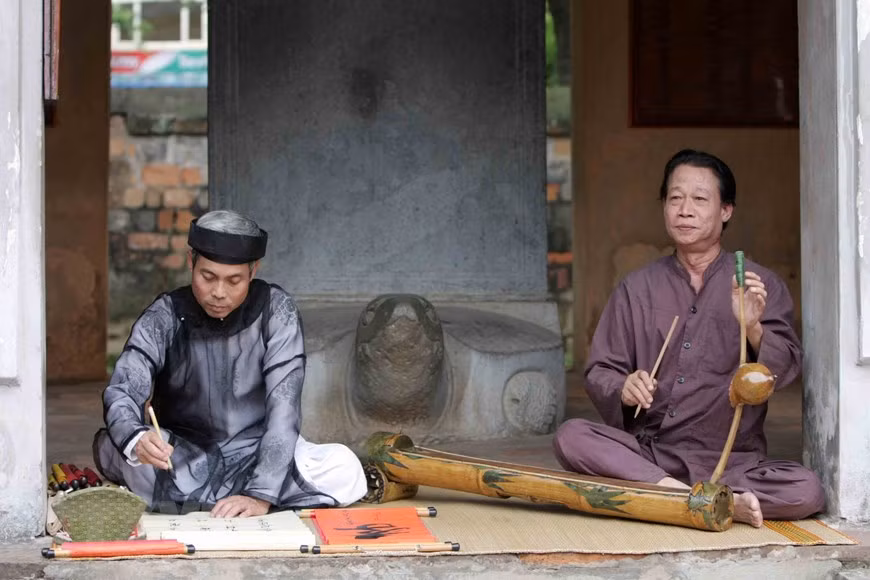 “Xam” is a centuries-old singing style of the Vietnamese people. It was popular in the northern region and has long been recognised as an important part of national cultural heritage (Photo: VNA)