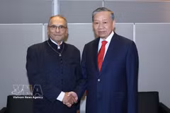 General Secretary of the Communist Party of Vietnam Central Committee and President To Lam meets with Timor-Leste President José Ramos-Horta in New York on September 22, 2026. Photo: VNA