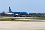 A plane takes off from Phu Quoc International Airport. (Photo: VNA)