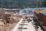 The construction site of the APEC 2027 Conference Centre project and functional works. (Photo: VNA)