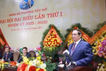 Politburo member, Prime Minister Pham Minh Chinh speaks at the first congress of the Party Organisation of Tay Ho ward of Hanoi for the 2025–2030 term on August 8, 2025. (Photo: VNA)