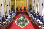 President Luong Cuong holds talks with with Governor-General of Australia Sam Mostyn, September 10, 2025. (VNA)