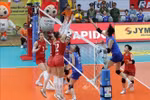 Vietnamese and Russian players in the final match of VTV Ferroli Cup 2025. (Photo: VNA)