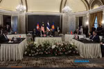 Thailand and Cambodia's leaders begin the talks on July 28 in Malaysia. (Photo: Bernama)