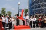 The naming ceremony for Tran Kim Xuyen street and Dao Tung street in Bac Giang city, former Bac Giang province (part of Bac Ninh province now) on September 8, 2023 (Photo: VNA)