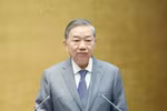 Party General Secretary To Lam speaks at the conference (Photo: VNA)