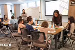 A Vietnamese language class in New York, US. (Photo: VNA)
