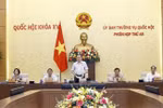NA Chairman Tran Thanh Man speaks at the 48th session of the NA Standing Committee. (Photo: VNA)
