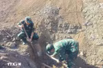 Wartime bomb weighing 227kg found in Bom Bo commune, Bu Dang district (Photo: VNA)