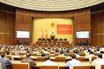 An overview of the conference at the central venue in Hanoi (Photo: VNA)