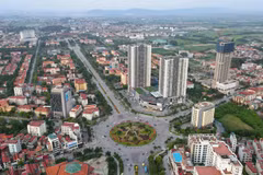 An aerial view of part of Bac Ninh province (Photo published by VNA)