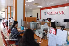 Transactions at Agribank in Lai Chau province. Deputy Prime Minister Nguyen Van Thang has asked banks to cut lending interest rates by 1.5-2 percentage points for production, business and priority sectors. (Photo: VNA)