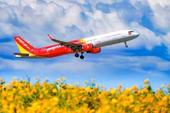 An aircraft of Vietjet (Photo: VietnamPlus)