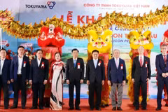 The inauguration of Tokuyama Vietnam's polysilicon plant in Ho Chi Minh City (Photo: Ho Chi Minh City Portal)