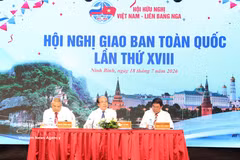 The 18th national conference of the Vietnam–Russia Friendship Association takes place in Ninh Binh province on July 18, 2026. (Photo: VNA)