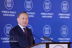 General Secretary of the Communist Party of Vietnam Central Committee and President To Lam speaks at the Foreign Policy Association (FPA) in New York on September 22, 2026. (Photo: VNA).