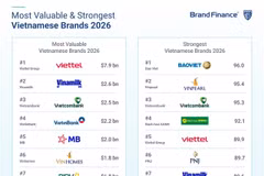 Brand Finance's Vietnam 100 2026 report ranks the country's most valuable and strongest brands. (Photo courtesy of Brand Finance)