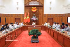 Prime Minister Le Minh Hung chairs a meeting on preparations for APEC Vietnam Year 2027 on October 28, 2026. (Photo: VNA)