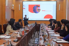 The meeting between Can Tho officials and the Korean delegation on September 18 (Photo: VNA)