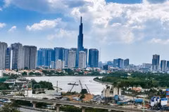 Real estate credit in the second quarter was managed in a cautious and selective manner. (Photo: VNA)