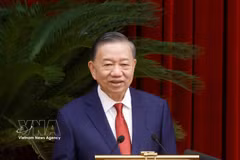General Secretary of the Party Central Committee and President To Lam delivers the closing remarks at the fourth meeting of the 14th Communist Party of Vietnam Central Committee on October 8, 2026. (Photo: VNA)