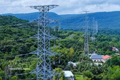 Power infrastructure facilities in Phu Quoc special zone, An Giang province (Photo: VNA)