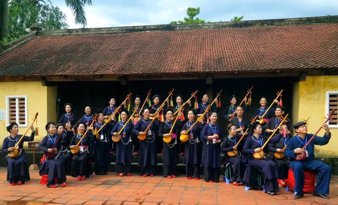 Then singing is currently performed at many cultural and tourism events. (Photo published by VNA)