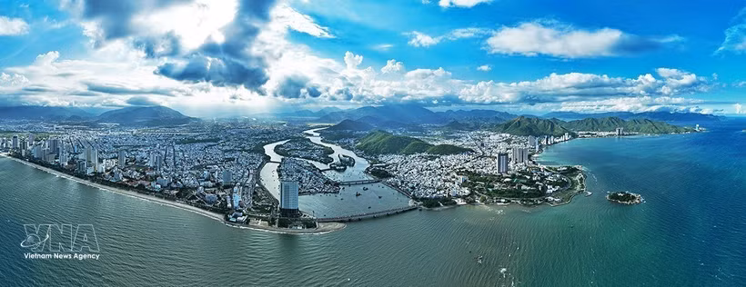 Part of Khanh Hoa province in central Vietnam (Photo: VNA)