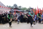 Forest worship ceremony of Mong people in Na Hau