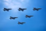 Spectacular display of SU-30 MK2 fighter jets at final state-level rehearsal