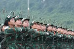  First parade rehearsal for 80th anniversary of National Day 