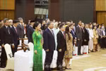 General Secretary of the Communist Party of Vietnam (CPV) Central Committee To Lam (second, left) and his spouse attend the ceremony to celebrate the 30th anniversary of Vietnam's accession to the Association of Southeast Asian Nations (ASEAN) in Jakarta, Indonesia, on March 10, 2025. (Photo: VNA)