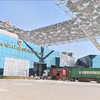 Import and export activities at the Mong Cai border gate. (File photo: VNA)