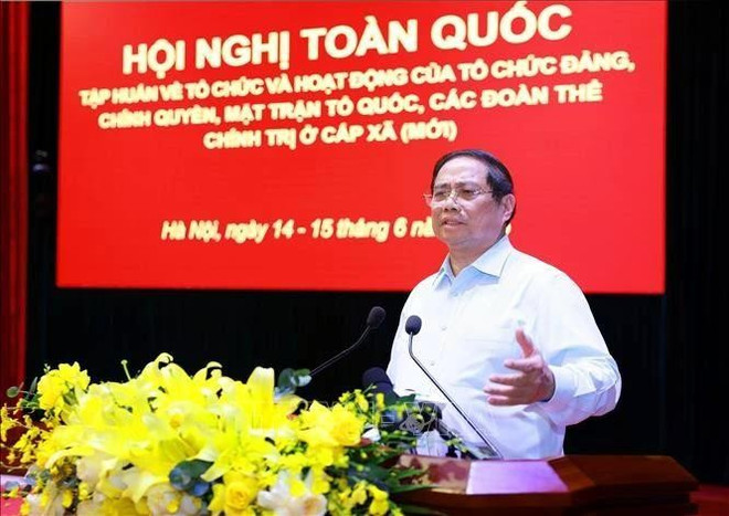Prime Minister addresses the conference on June 15 (Photo: VNA) uuid591b288c-c4cd-49e0-afb2-fd49cabbf31ecode001library1type1mode1loctruecaptrue.jpg