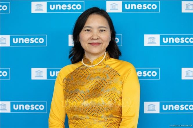 Ambassador Nguyen Thi Van Anh, Vietnam’s Permanent Representative to UNESCO (Photo: VNA) unesco-ds-van-anh-26102024-01.jpg