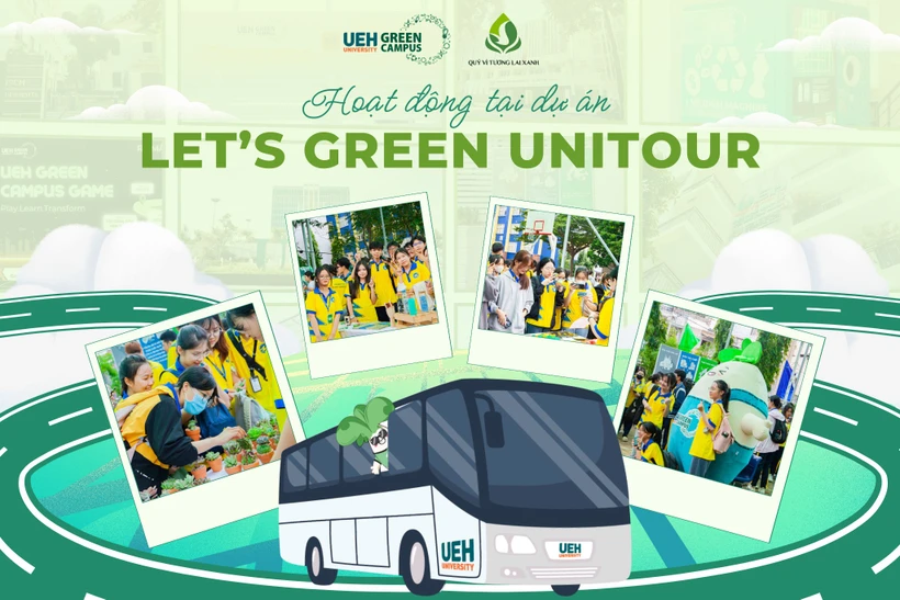 The “Let’s Green Unitour” programme is launched to expand the green university model nationwide. (Photo: gogreen.ueh.edu.vn)