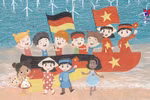 Ceramic mural reflects Vietnam-Germany friendship