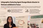 Infographics featuring AO/dioxin disaster in Vietnam exhibited in France