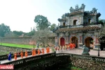 “Neu” pole erection ceremony in Hue's Royal Citadel