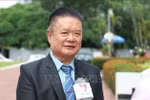 Chairman of the Vietnamese Association in Vientiane Le Van Mui (Photo: VNA)