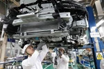 An automobile assembly line at the Honda Phuc Yen factory, Vinh Phuc province (Photo: VNA)