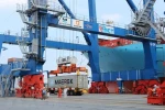 At a port in the northern region (Photo: VietnamPlus)